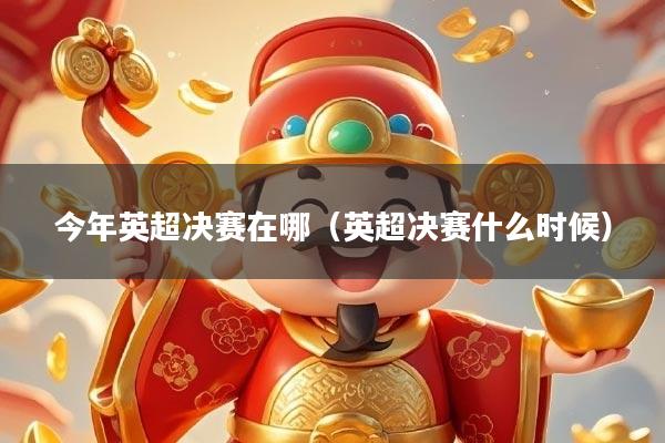 今年英超决赛在哪（英超决赛什么时候）